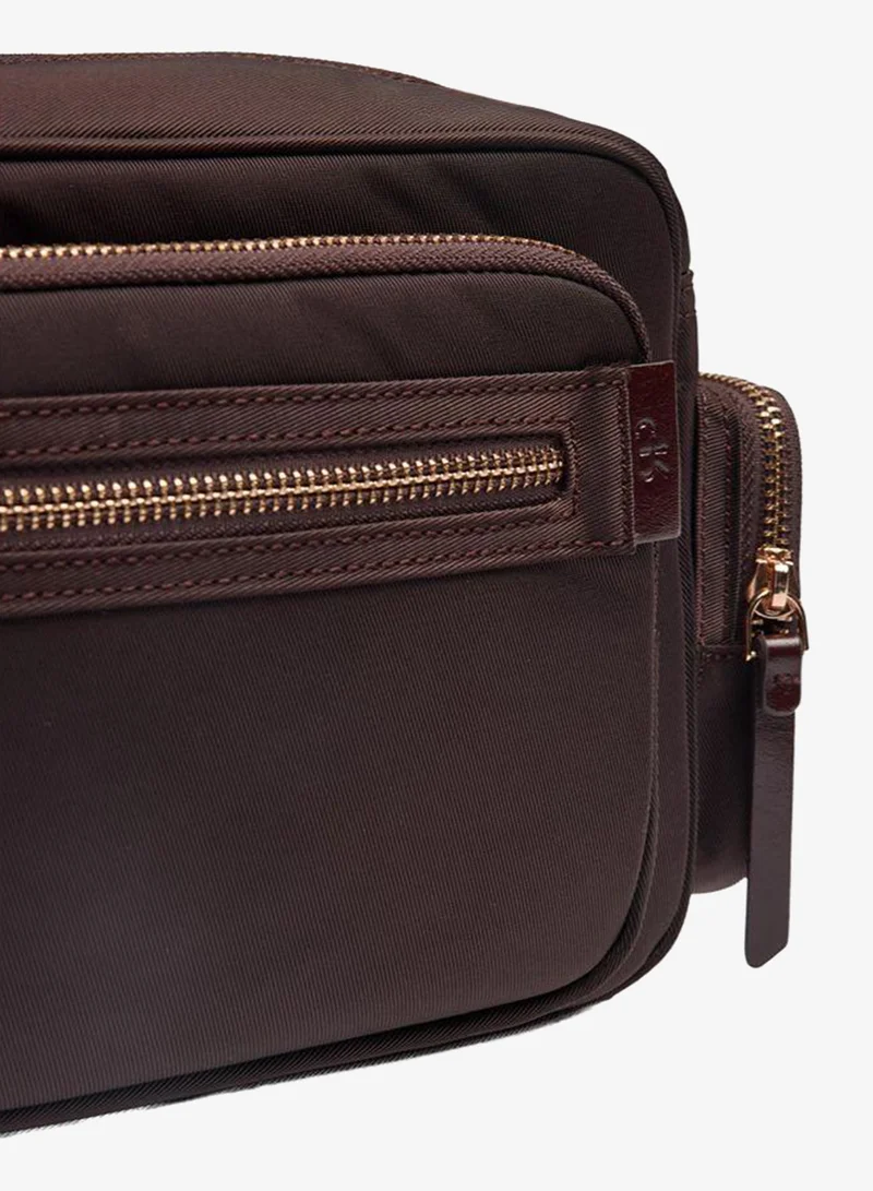Parfois Brown Nylon Crossbody Bag for Women | Best Price UAE