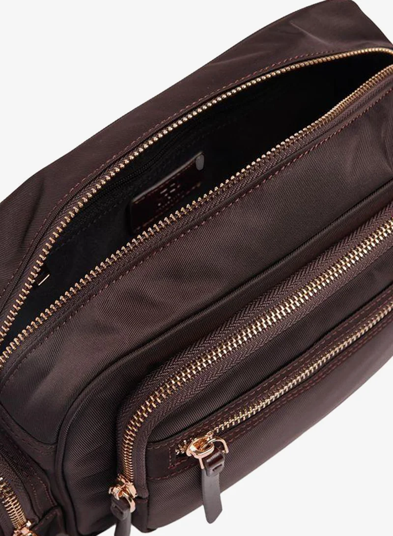 Parfois Brown Nylon Crossbody Bag for Women | Best Price UAE