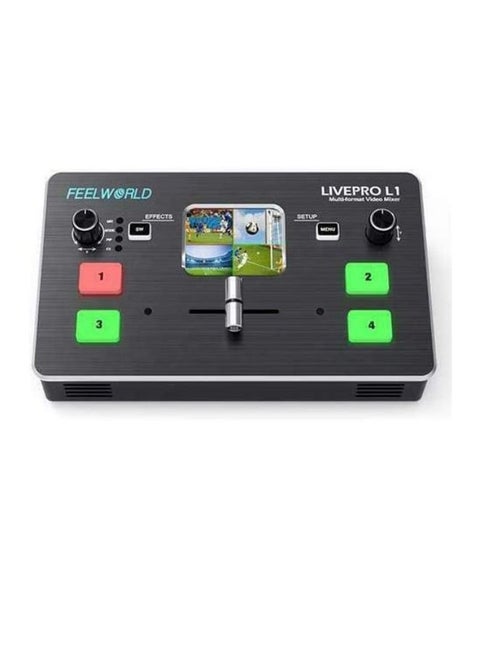 EELWORLD LIVEPRO L1 Multi-Format Video Switcher with 4 HDMI Inputs and USB 3.0 Output