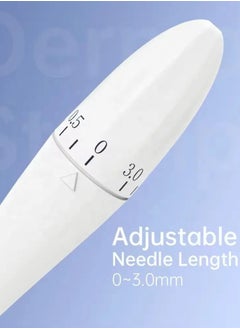 MiMi & BeiBei Adjustable Derma Stamp 00mm to 3mm Titanium Micro Needles Skin Repair Face Hair and Beard Growth Pen Easy to use Safe and Effective Microneedling Pen  - Image 3