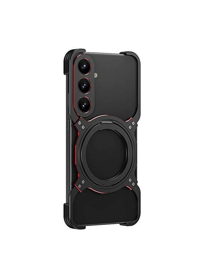 S-TOP Case For Samsung Galaxy S25+ 5G Mechanical Arm Borderless MagSafe Holder Metal Phone Case - Image 2