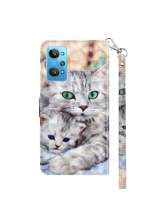 S-TOP Case For Realme GT2 / GT Neo2 / GT Neo 3T 3D Painted Leather Phone Case - Image 3