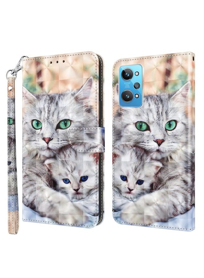 S-TOP Case For Realme GT2 / GT Neo2 / GT Neo 3T 3D Painted Leather Phone Case - Image 1