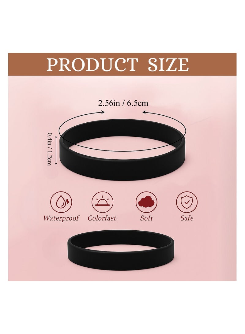 PRINTSHOP4ME Colorful Rubber Bracelets For Parties,Events,Fundraisers-Ideal For Sports,Birthday Parties,Team Building,Awareness Campaigns And Party Favors - Image 4