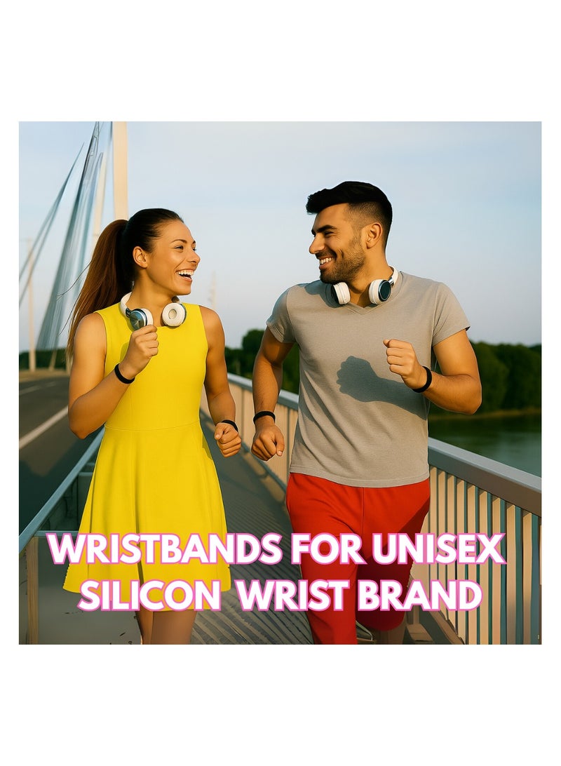 PRINTSHOP4ME Colorful Rubber Bracelets For Parties,Events,Fundraisers-Ideal For Sports,Birthday Parties,Team Building,Awareness Campaigns And Party Favors - Image 5
