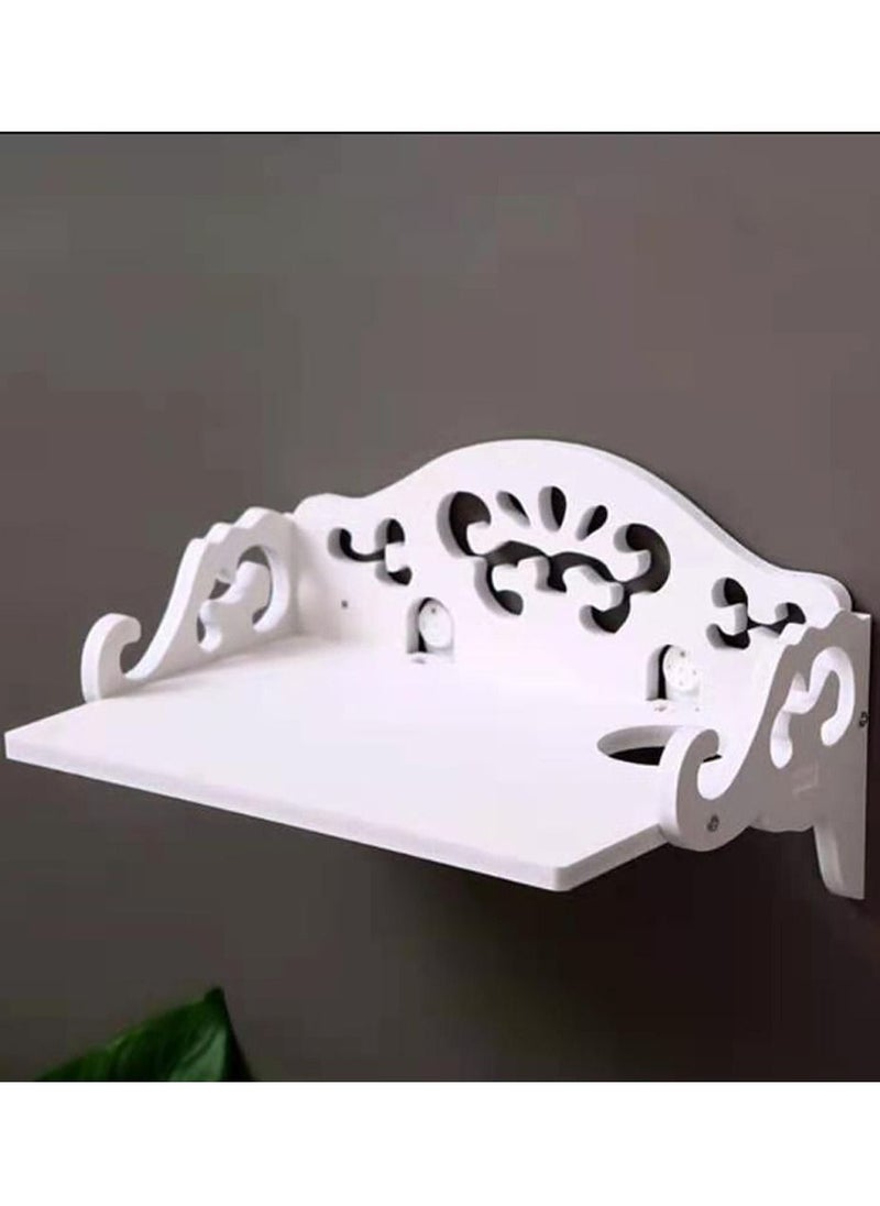 LINGWEI - LINGWEI رف معلق على الحائط باللون الأبيض - Image 1
