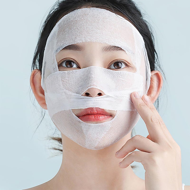 GALPADA 240 Pieces Stretchable Cotton Pads for Makeup Removal, Wet and Dry Facial Cleansing Pads, Soft Cotton Rounds Suitable for Women’s Daily Skin Care and Face Cleaning - Image 5