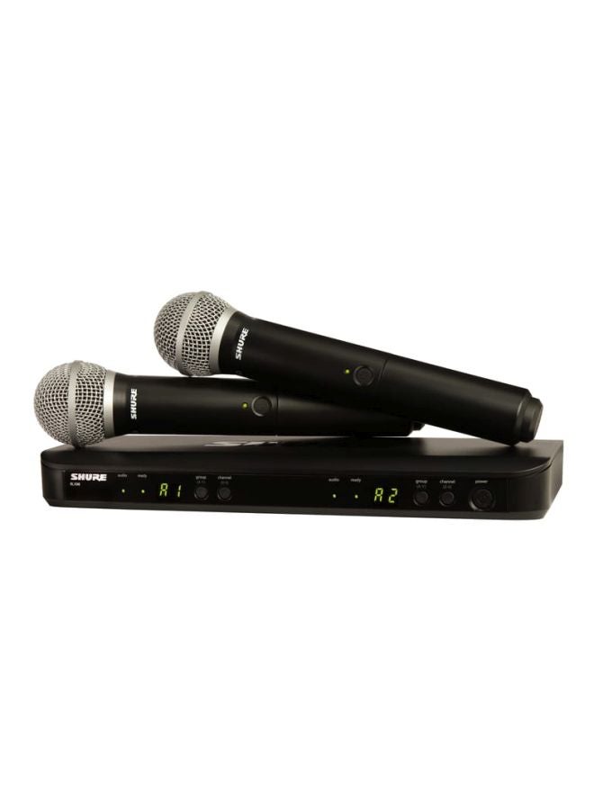Shure Dual-Channel Wireless System BLX288UK/PG58X-K14 Black - Image 1