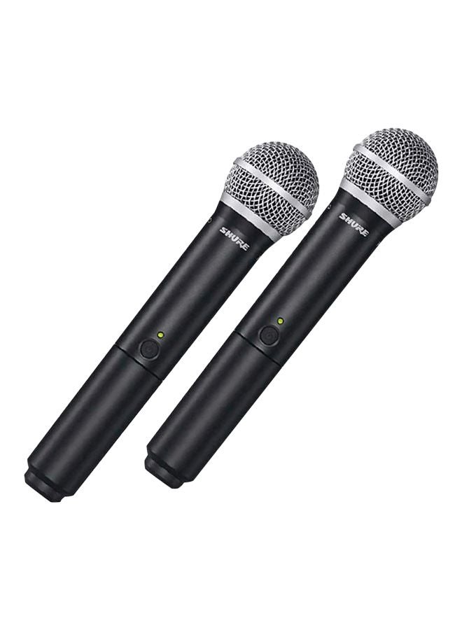 Shure Dual-Channel Wireless System BLX288UK/PG58X-K14 Black - Image 2