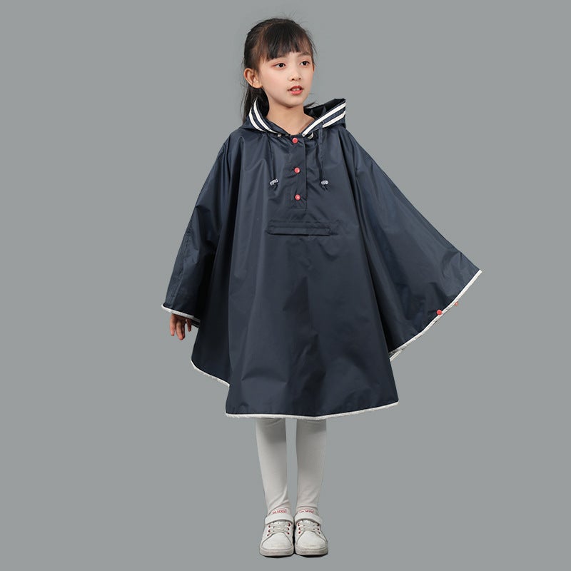 K-Style Of Kidsren'S Cloak Raincoat Waterproof Cute Primary School Students Lightweight Star Poncho Boys And Girls Spin Dry Watercoat - Image 1