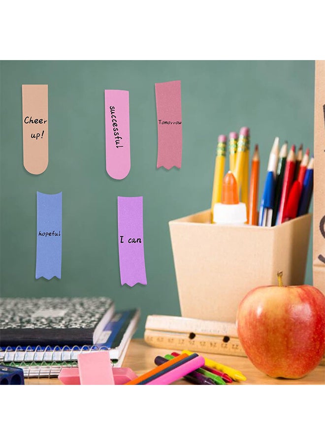 Depend - Sticky Index Tabs, 480 Pieces Colored Sticky Notes Document Page Marker, Writable Adhesive Page Tabs For Annotating Books, Notebooks, Documents, Classify Files 4 Sets - Image 1