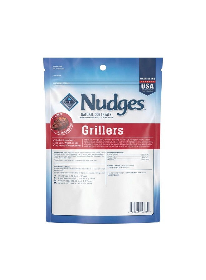 Blue Buffalo Nudges Grillers Natural Dog Treats, Made in the USA with Real Steak, 5-oz Bag - Image 2