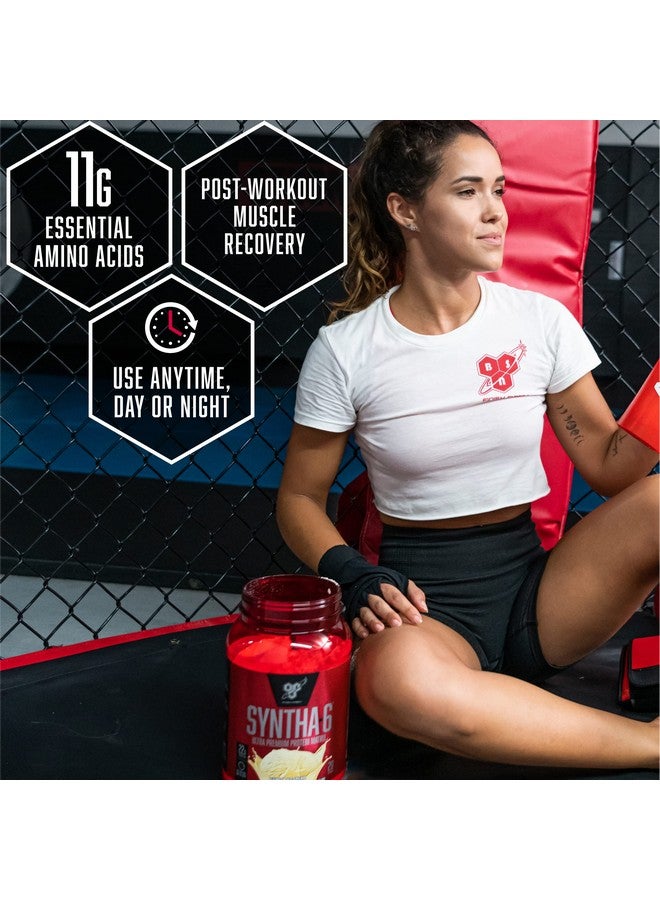 BSN SYNTHA-6 EDGE Protein Powder, with Hydrolyzed Whey, Micellar Casein, Milk Protein Isolate, Low Sugar, 24g Protein, Cookies N Cream, 48 Servings - Image 4