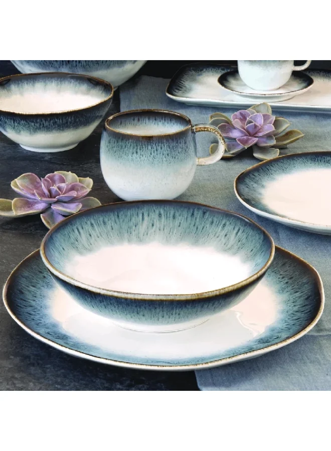 Easy Life Nuances Collection Porcelain Serving Bowl Blue and White 12 cm R2845#NBLU