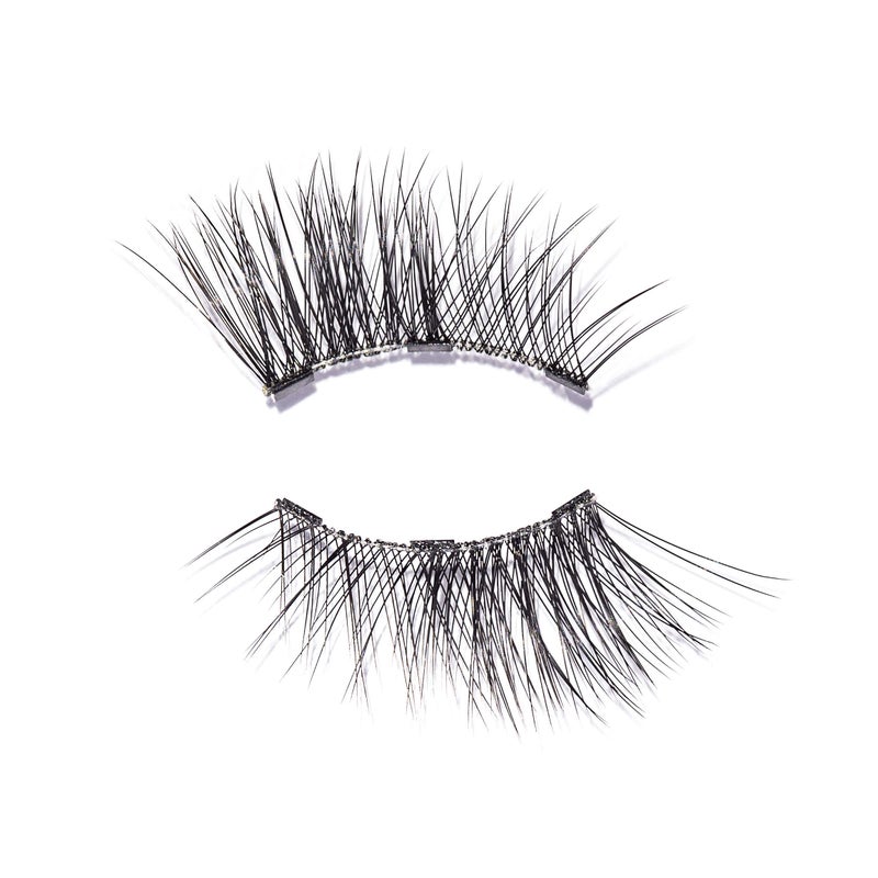 MoxieLash Magnetic Eyelashes with Eyeliner Kit - Baby Bundle - Natural Looking False Eyelashes - Set of Baby Lashes + Magnetic Eyeliner + Remover Swabs - USA Owned - No Glue - Image 2