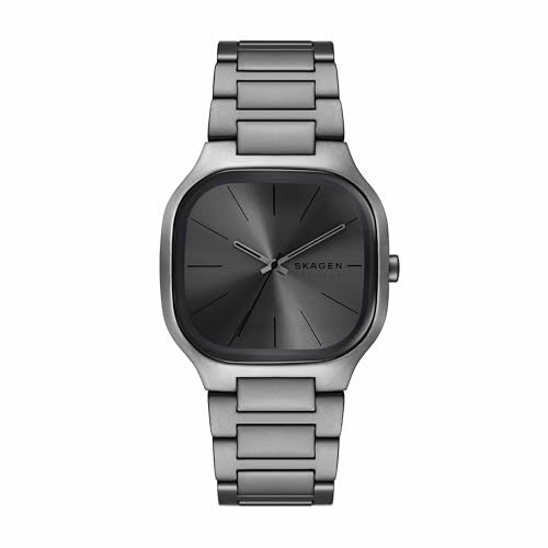 Skagen Men's Mellem Three-Hand Gray Stainless Steel Watch - Image 1