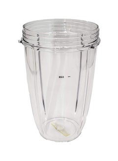 NIBEMINENT 2 Piece Tall Cup And Lip Ring For Nutribullet Clear/Grey  - Image 4