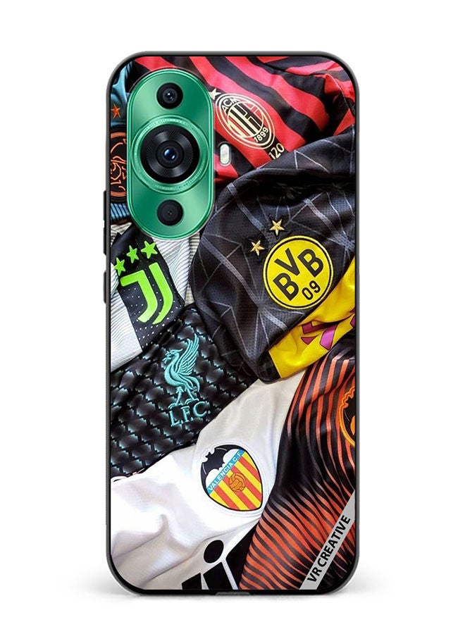 VR CREATIVE Protective Case Cover For Huawei nova 11 Fabric Design Multicolour - Image 1