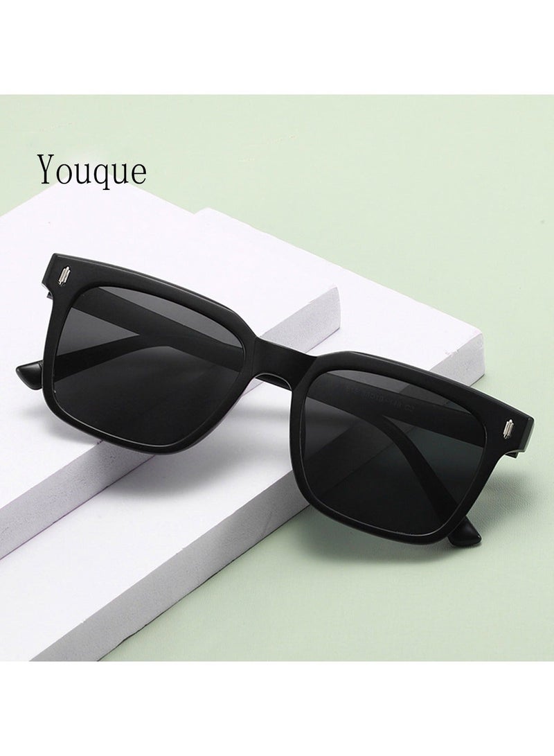 TR90 Polarized sunglasses HD Polarized Lens 100% UV400 Protection Stylish Design Classic Square Sports Sun Glasses Driving for Men/Women Black - view 4