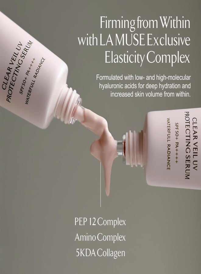 LA MUSE Peach Pink Glow Tone Up Cream(1.7 fl oz) | Lightweight Tinted Moisturizer for Radiant Skin | Hydrating Primer, Non-Sticky & Non-Greasy | Korean Skincare for All Skin Types, No Makeup Look - Image 4