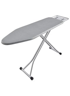 Generic Foldable Ironing Board with Heat Resistant Cover, Steam Iron Rest and Non-Slip Legs - Sturdy Metal Frame, Height Adjustable  - Image 1