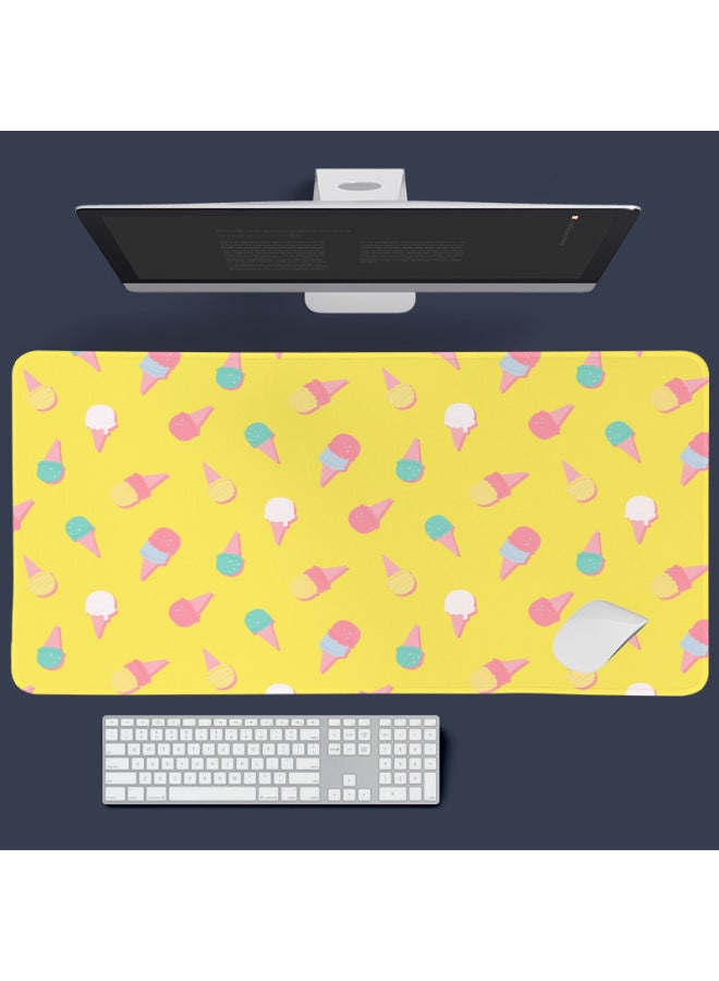 Home Office Mouse Pad Set Large Computer Game Mouse Pad Can Be Printed Enterprise LOGO Advertising Table Pad-Color:40x80 (3mm Thickness)-Pattern:ZA202502025-1 - Image 1