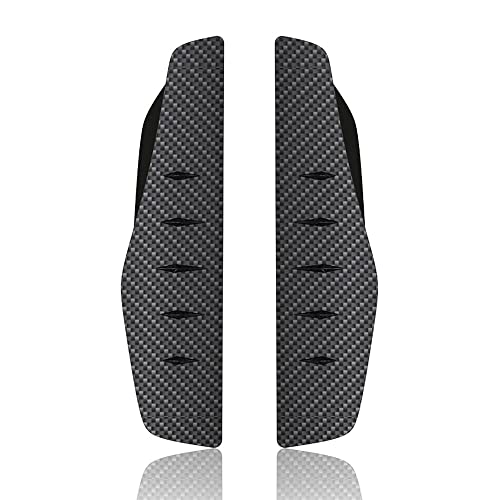 AutoBizarre Car Rear View Mirror Rain Eyebrow Weatherstrip Auto Mirror Rain Shield Flexible Rain Blades Set of 2 pcs Compatible with All Cars - Image 3