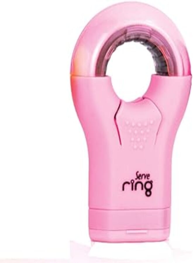Serve Serve SV-Ring1SP Ring 2 in 1 Eraser and Sharpener - Pink 