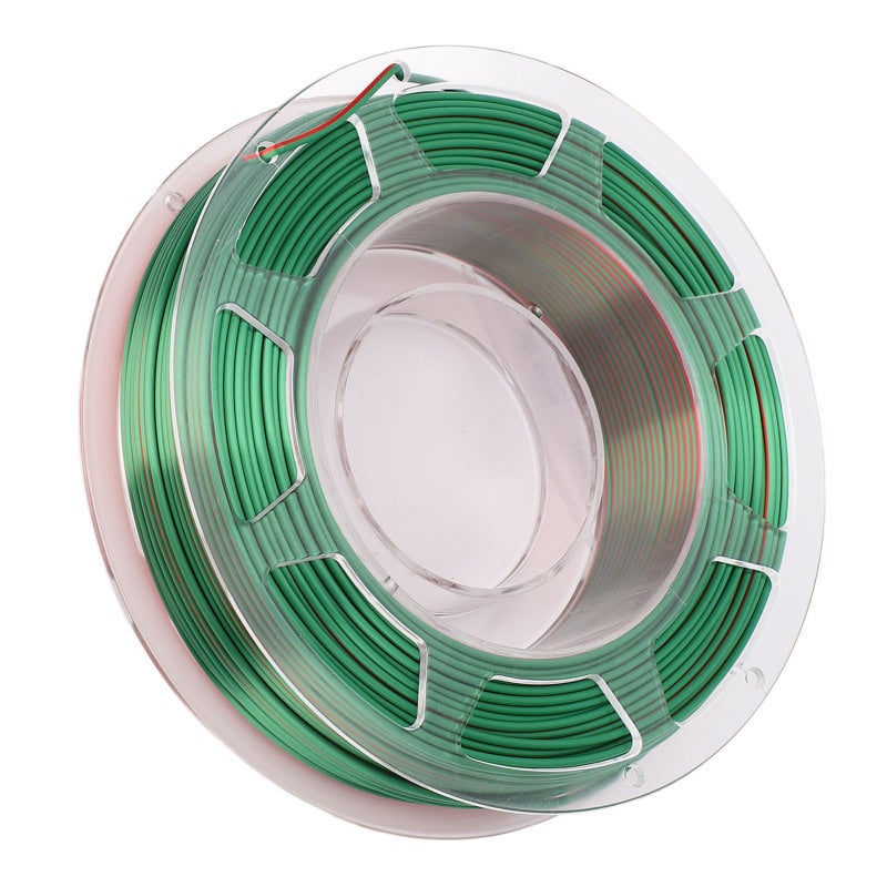 Two Color PLA Filament 1.75mm Green Red - Silky Texture Coextrusion Filament for FDM 3D Printers Crafts Decorations - Image 5