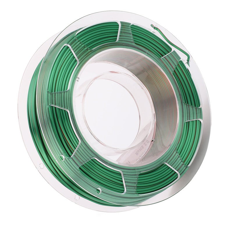 Two Color PLA Filament 1.75mm Green Red - Silky Texture Coextrusion Filament for FDM 3D Printers Crafts Decorations - Image 2