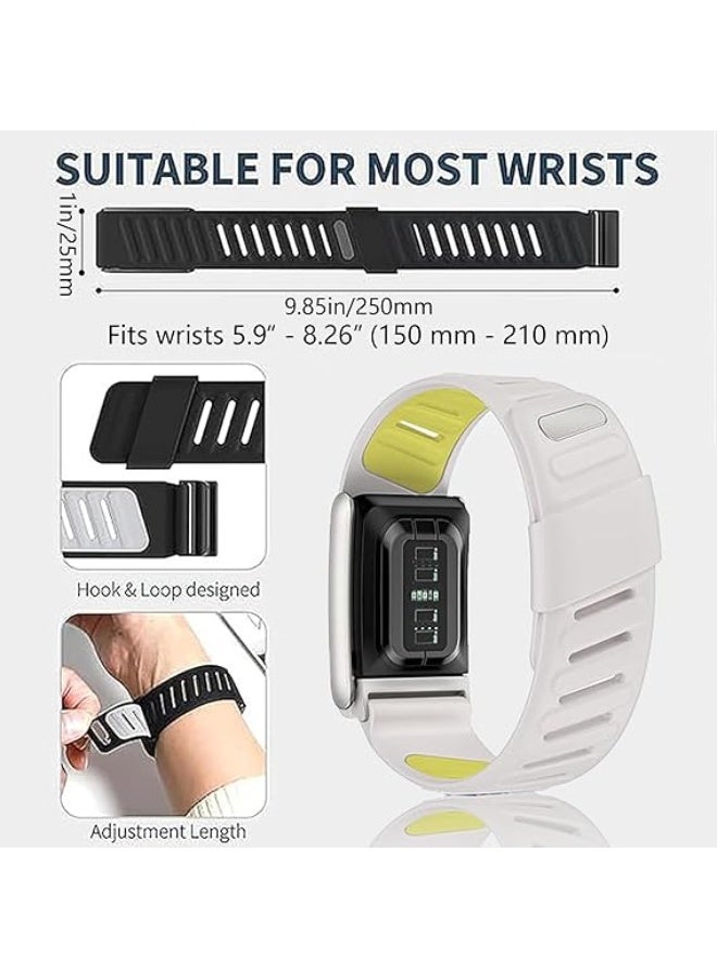 ZOXITY Silicone Wristband Compatible with Whoop 5.0 Band, Silicone Sports Loop Strap for Men & Women Comfort Durable Soft Adjustable, Breathable, with U Shapped Connector - Image 4