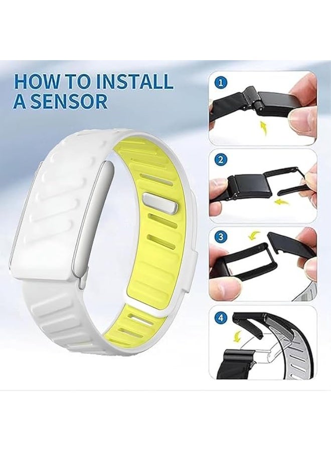 ZOXITY Silicone Wristband Compatible with Whoop 5.0 Band, Silicone Sports Loop Strap for Men & Women Comfort Durable Soft Adjustable, Breathable, with U Shapped Connector - Image 2