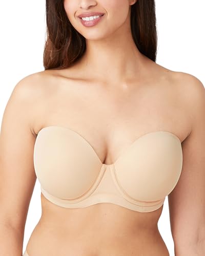 Wacoal womens Red Carpet Strapless Full Busted Underwire Bra, SAND, 38C - Image 1