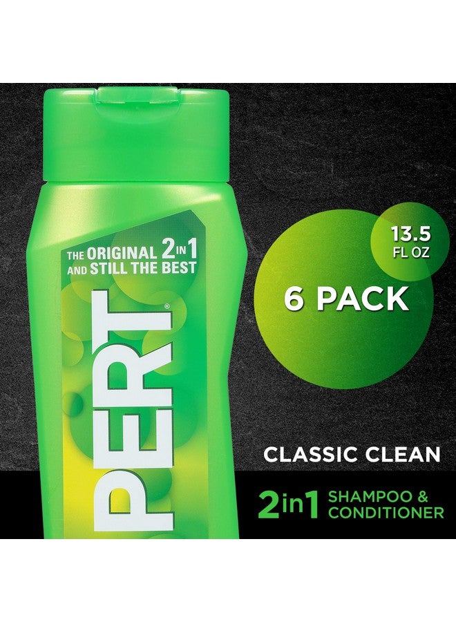 PERT 2-in-1 Classic Clean Shampoo and Conditioner 13.5oz (6 Pack) - Image 2