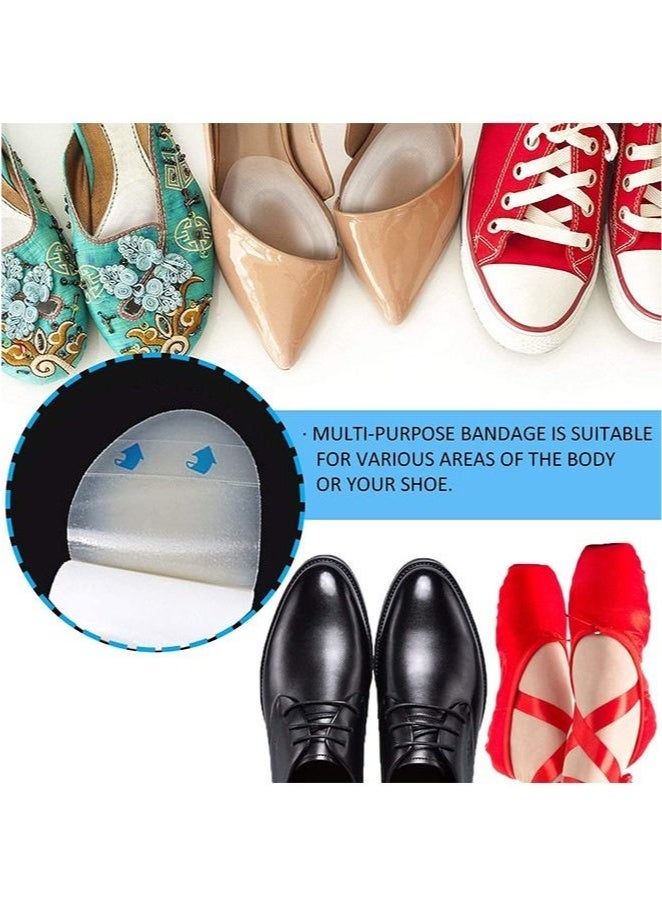 ضمادات بثور (١٢ قطعة)، ضمادات جل للبثور، ضمادات لاصقة رقيقة للغاية مقاومة للماء، مصنوعة من مادة الهيدروكولويد، للأصابع وأصابع القدم والكعب للوقاية من بثور القدم. - Image 4