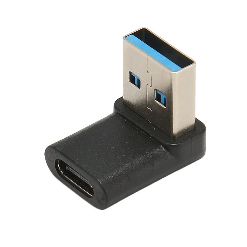 محول USB C زاوية قائمة إلى USB A 10 جيجابت في الثانية، مجرد توصيل واستخدام، محول USB A 3.2 ذكور إلى USB C 3.2 أنثى لأجهزة الكمبيوتر المحمول والحواسيب الشخصية - Image 5
