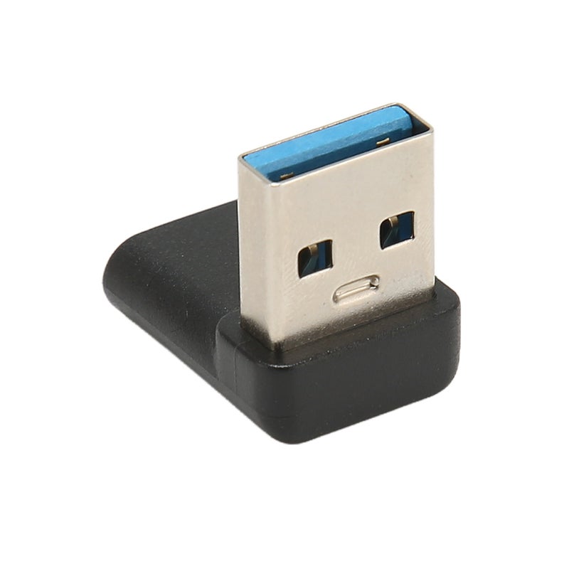 محول USB C زاوية قائمة إلى USB A 10 جيجابت في الثانية، مجرد توصيل واستخدام، محول USB A 3.2 ذكور إلى USB C 3.2 أنثى لأجهزة الكمبيوتر المحمول والحواسيب الشخصية - Image 3