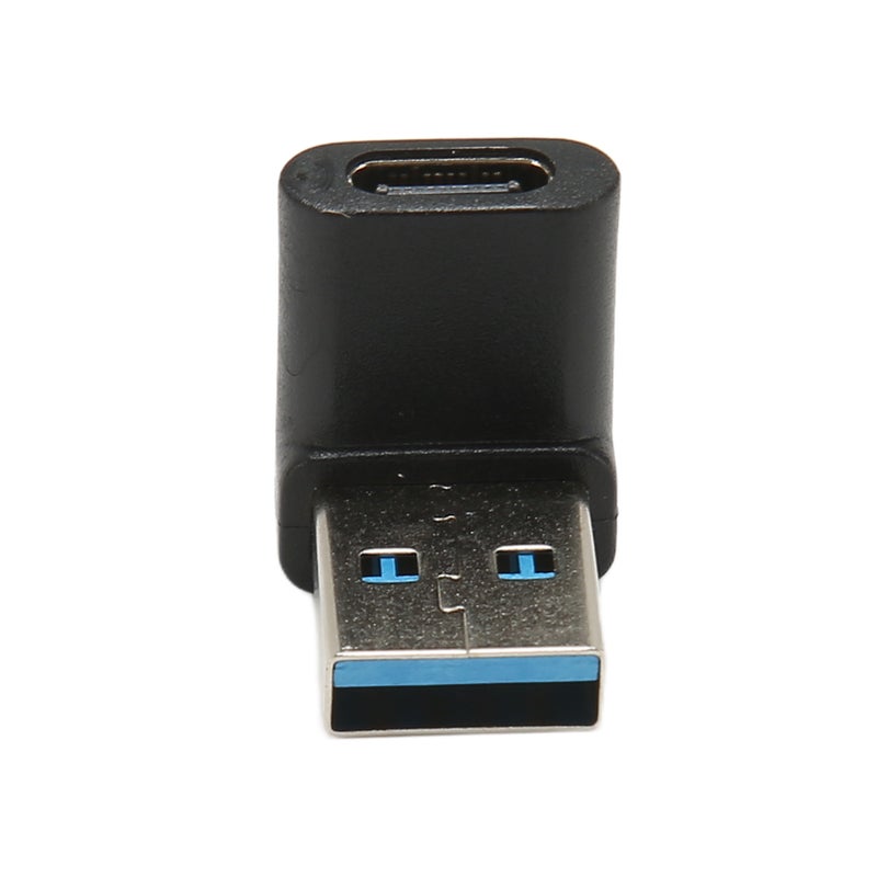 محول USB C زاوية قائمة إلى USB A 10 جيجابت في الثانية، مجرد توصيل واستخدام، محول USB A 3.2 ذكور إلى USB C 3.2 أنثى لأجهزة الكمبيوتر المحمول والحواسيب الشخصية - Image 1