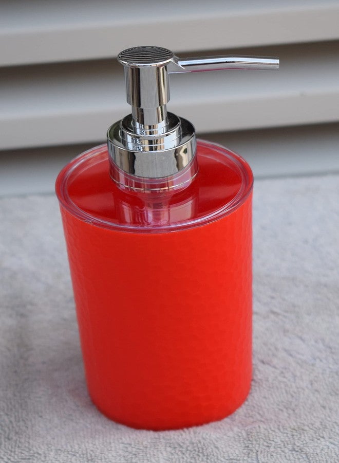 Twizzle Hand wash Dispenser Pump Bottle | Unbreakable Liquid Soap/Shampoo/Hand wash/Lotion Dispenser Bottle for Kitchen, Wash-Basin and Bathroom (Pack of 2, Red) - Image 3