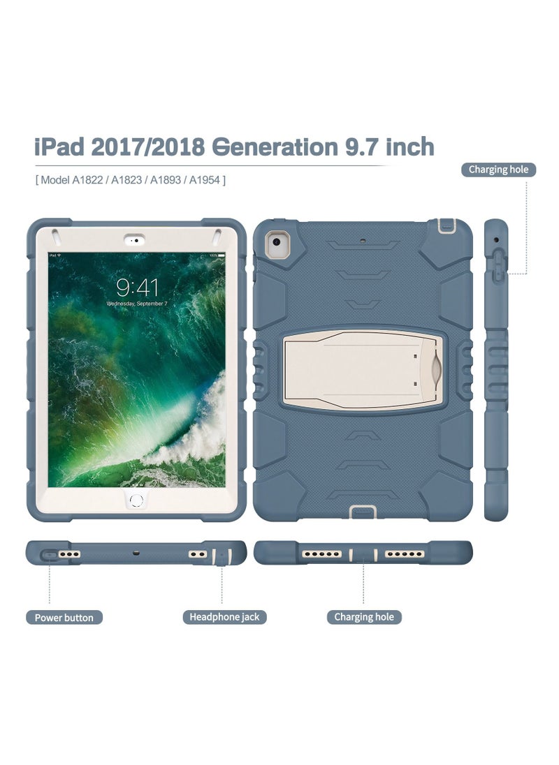 GULFLINK - Gulflink Protective Back Case Cover for Apple iPad 2018/2017/Pro/Air2 9.7inch cornflower blue - Image 1