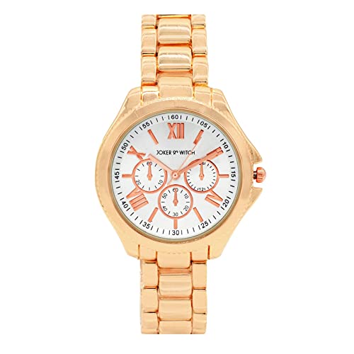 Joker & Witch Ella White Dial Rosegold Watch for Women - Image 1