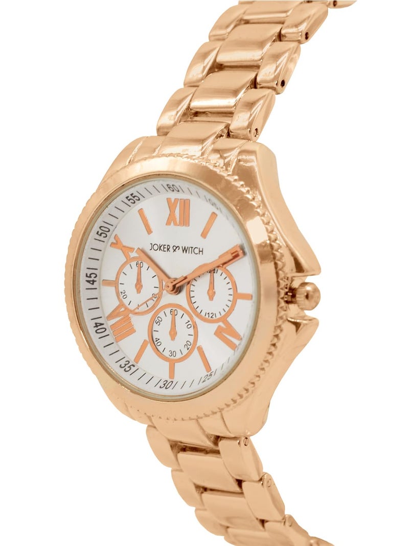 Joker & Witch Ella White Dial Rosegold Watch for Women - Image 2