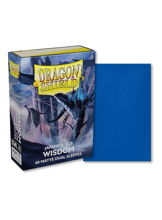 dragon shield Arcane Tinmen Dragon Shield 15157 Dual Matte: Wisdom 60 Count Japanese Size Sleeves - Image 1
