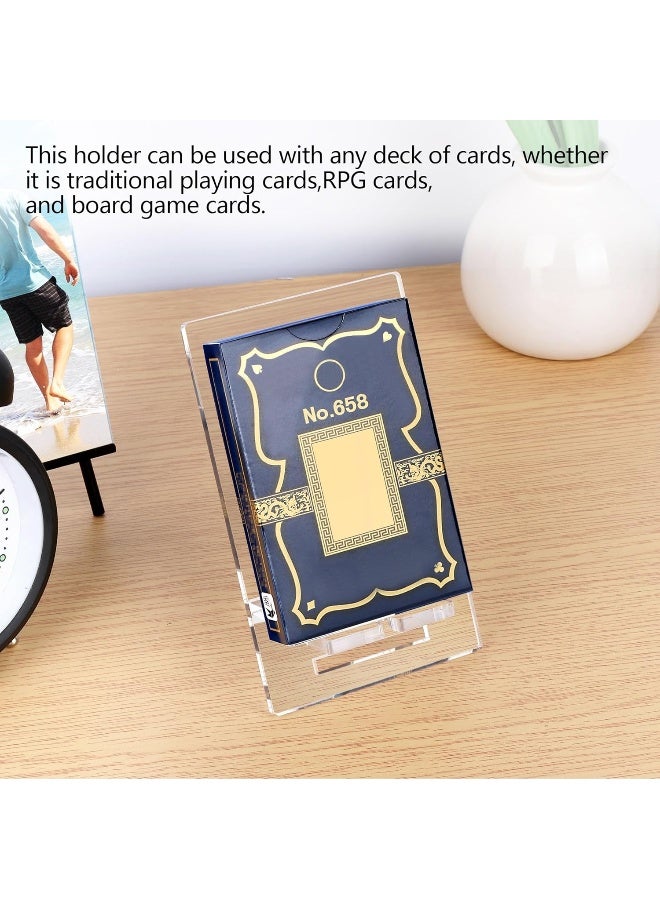 TPGP Acrylic Playing Card Display Stand 2pc - Image 2