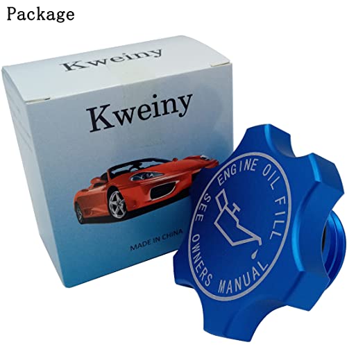 kweiny Engine Oil Filler Cap Aluminum Compatible with Chrysler Dodge Jeep Ram Mitsubishi Mini 1993-2020 - Image 2