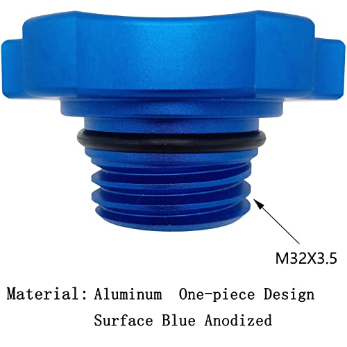 kweiny Engine Oil Filler Cap Aluminum Compatible with Chrysler Dodge Jeep Ram Mitsubishi Mini 1993-2020 - Image 5