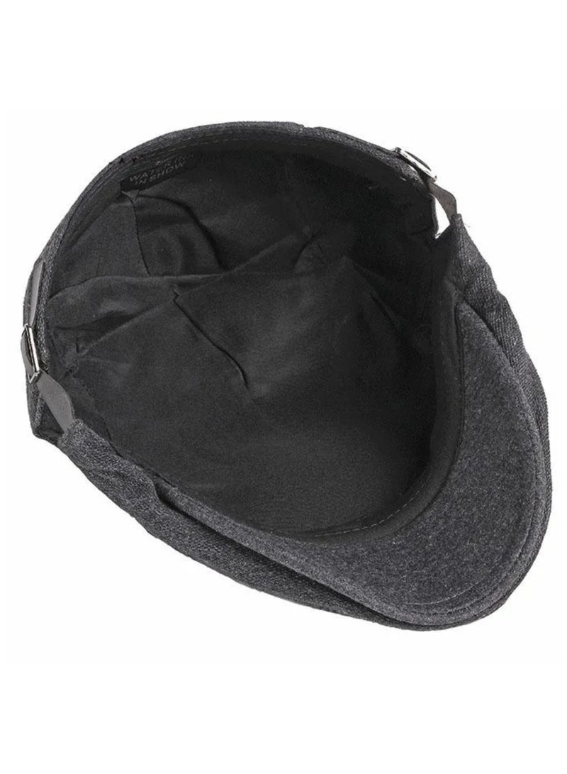 SARAOONT Men's Flat Cap Newsboy Irish Hat - Driving Cabbie Hunting Cap, Adjustable, Breathable  - Image 5
