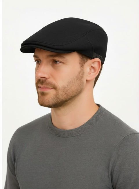 قبعة مسطحة للرجال قبعة نيوزبوي الأيرلندية - قبعة صيد سائقة أجرة القيادة، قابلة للتعديل، قابلة للتنفس