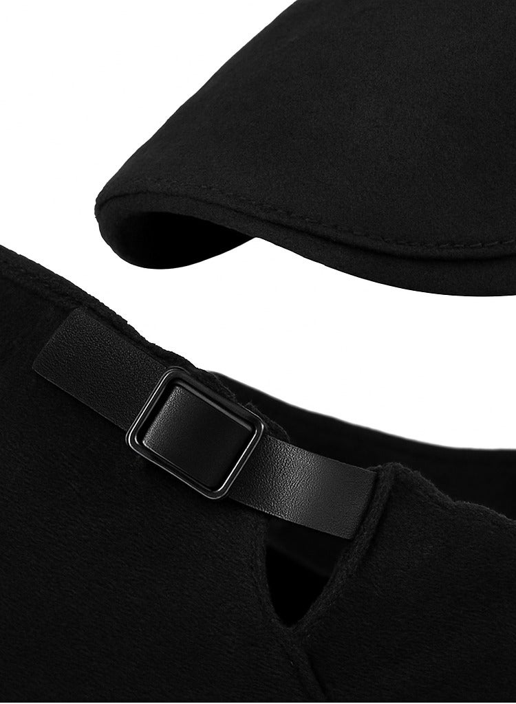 SARAOONT Men's Flat Cap Newsboy Irish Hat - Driving Cabbie Hunting Cap, Adjustable, Breathable - Image 4