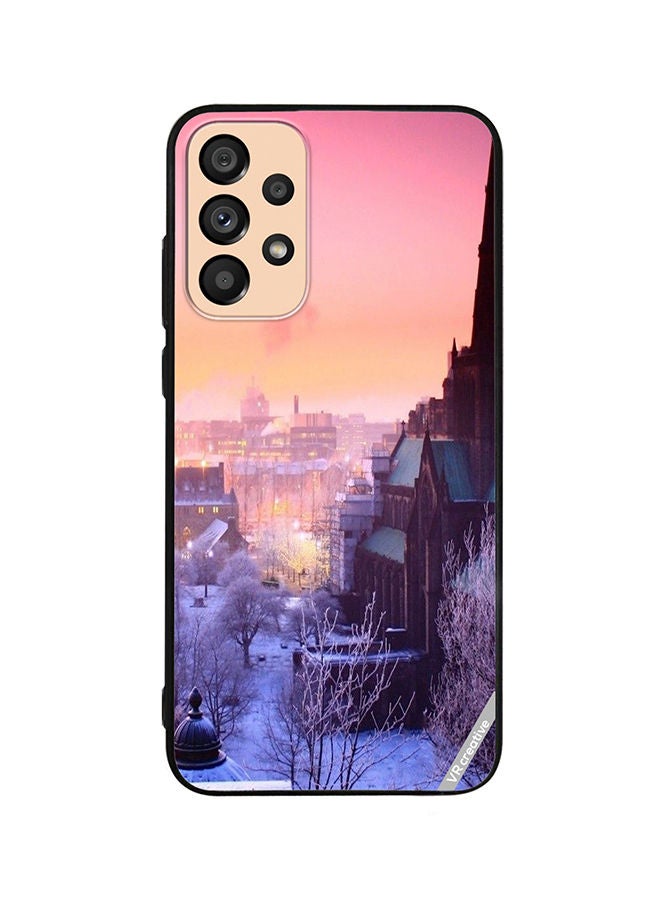 VR CREATIVE Protective Case Cover For Samsung Galaxy A33 5G Quebec Winter Design Multicolour - Image 1